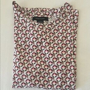 Sanctuary Perfect Tee, Petal Grid, L